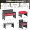 Costway 6PCS Patio Furniture Set Outdoor Sectional Conversation PE Rattan Sofa Set Black/Gray/Navy/Red/White/Turquoise